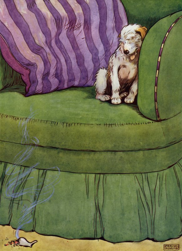 Illustratie voor Old Mother Hubbard door Frank Adams