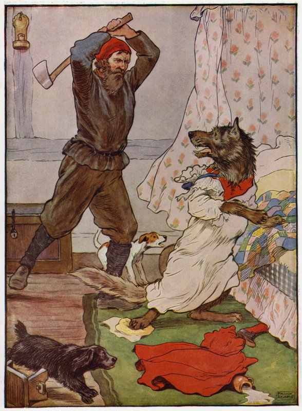 Roodkapje door Frank Adams