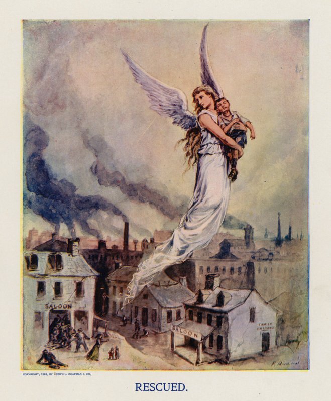 Gered (kleurenlitho) door Frank Beard