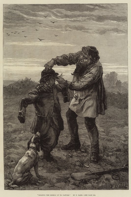 De Spiegel voor de Natuur Houden door Frank Dadd