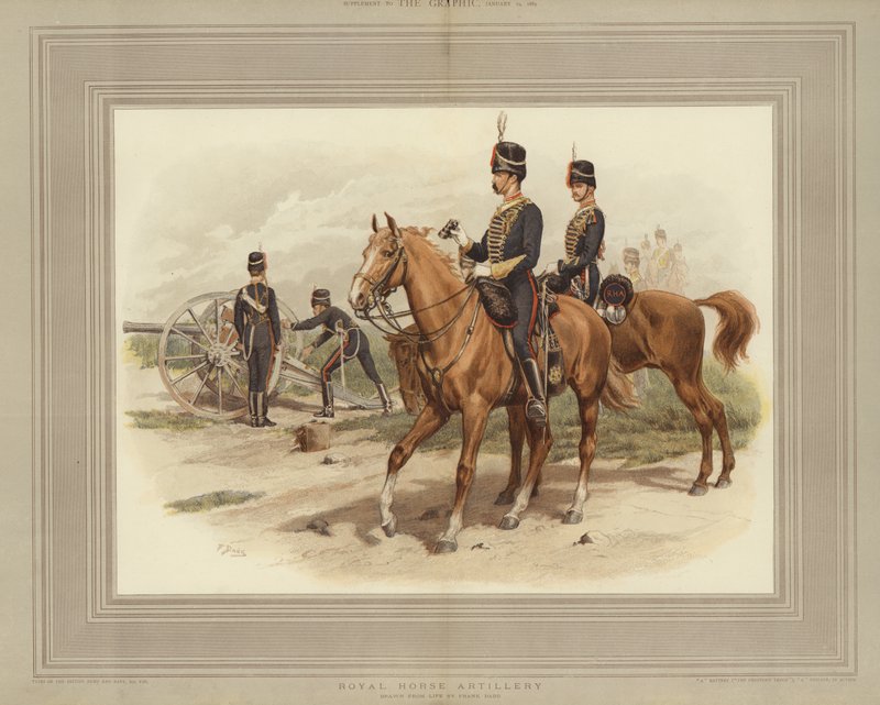 Koninklijke Rijdende Artillerie door Frank Dadd