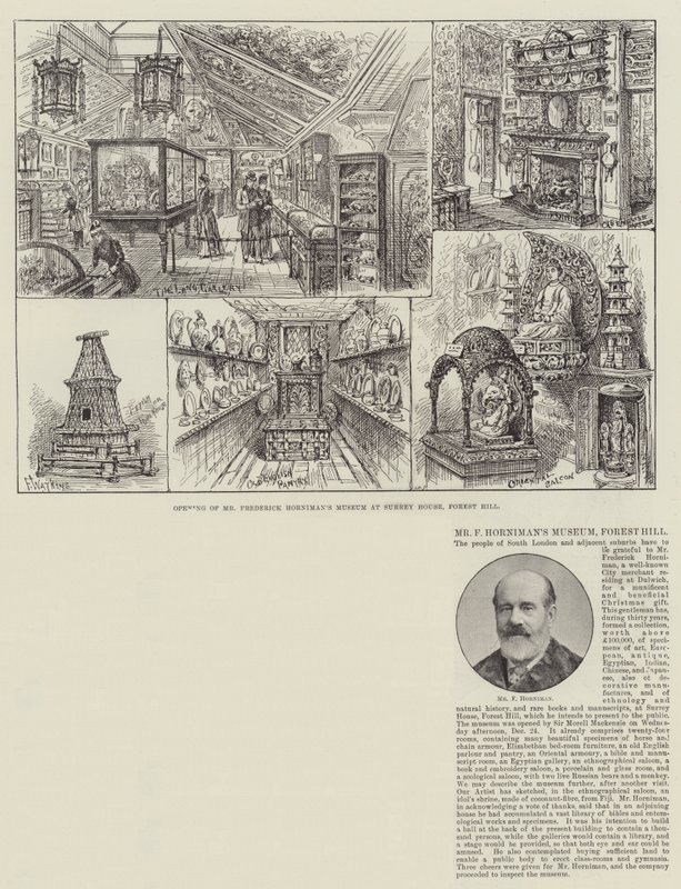 Het Museum van de heer F Horniman, Forest Hill door Frank Watkins