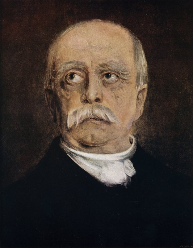 Otto von Bismarck, Pruisische staatsman en kanselier van Duitsland door Franz Seraph von (after) Lenbach
