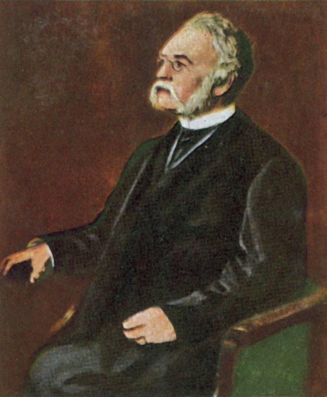 Werner von Siemens, Duitse uitvinder en industrieel door Franz Seraph von (after) Lenbach