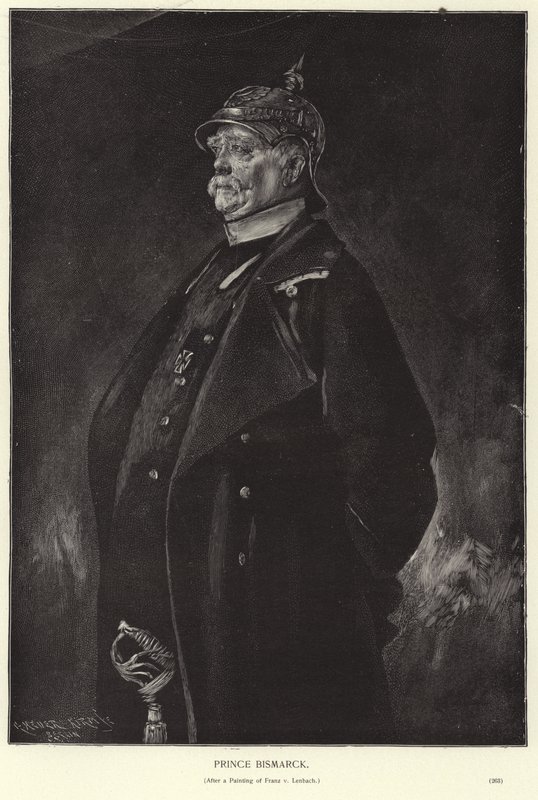 Otto von Bismarck door Franz Seraph von Lenbach