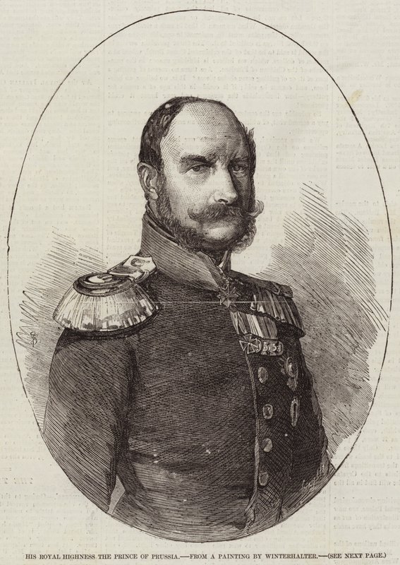 Zijne Koninklijke Hoogheid de Prins van Pruisen door Franz Xaver Winterhalter