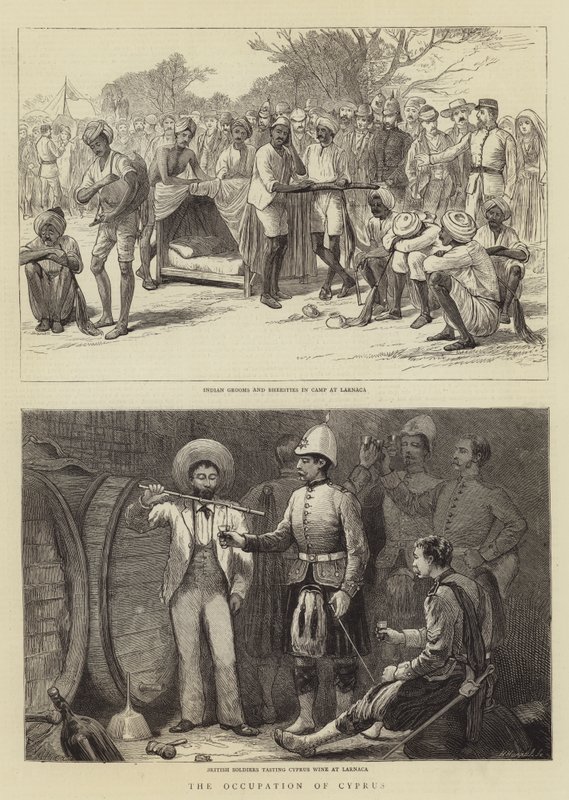 De Bezetting van Cyprus door Frederic Villiers