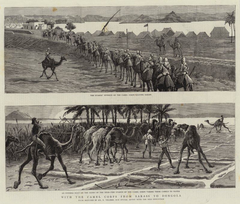 Met het Kameelkorps van Sarass naar Dongola door Frederic Villiers