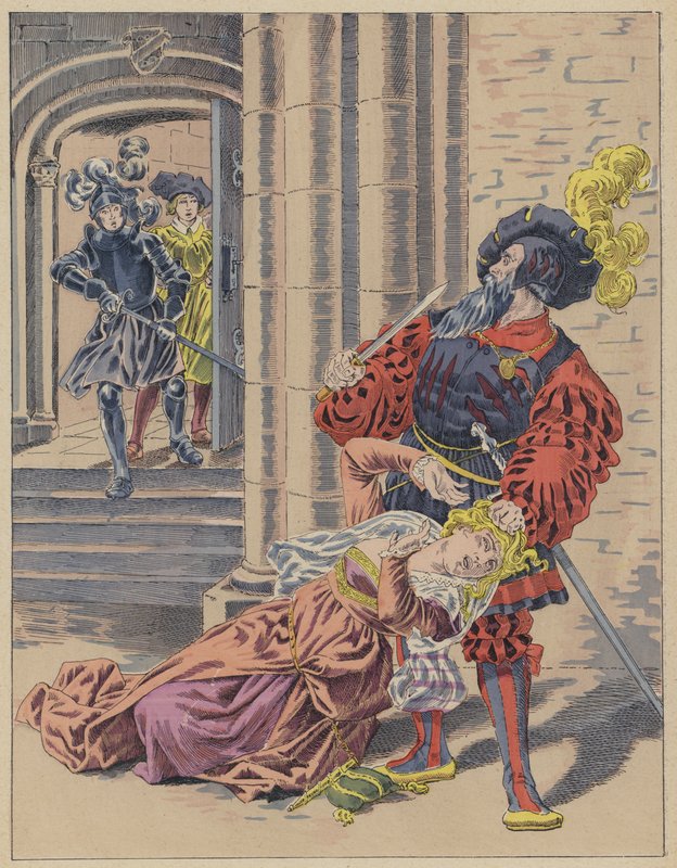 Blauwbaard door Frederic Theodore (after) Lix