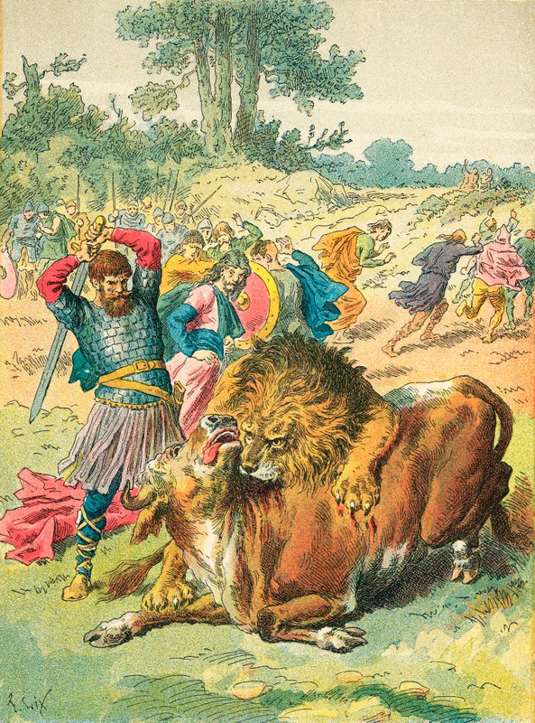 Pepijn de Korte op het Champ de Mars door Frederic Theodore Lix