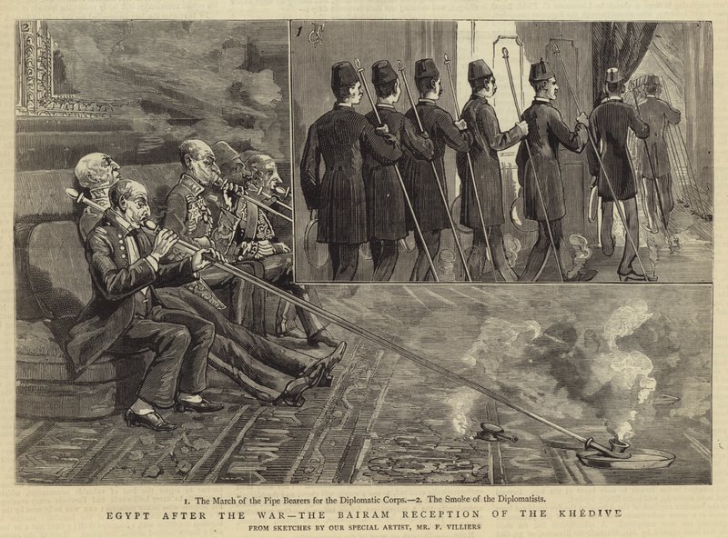 Egypte na de oorlog, de Bairam-receptie van de Khedive door Frederic Villiers