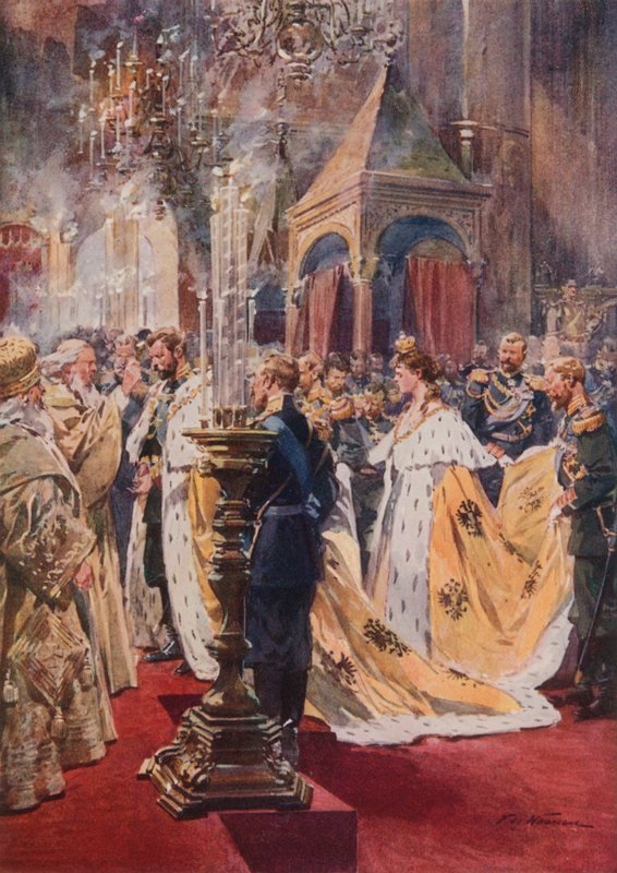 De Kroning van de Keizer door Frederic de Haenen