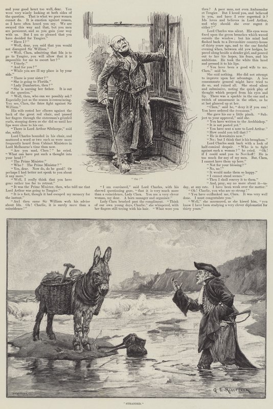 Een kwestie van diplomatie, door Arthur Conan Doyle door Frederick Barnard