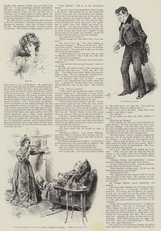 Een kwestie van diplomatie, door Arthur Conan Doyle door Frederick Barnard