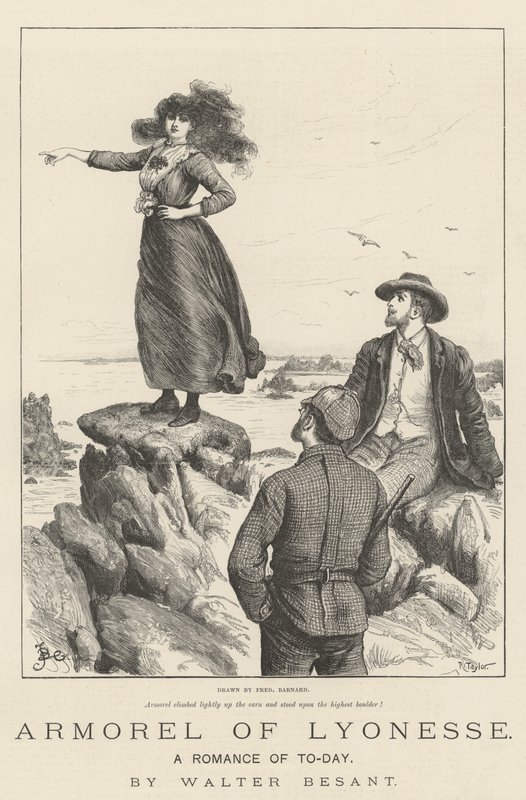 Armorel van Lyonesse, een romance van vandaag, door Walter Besant door Frederick Barnard