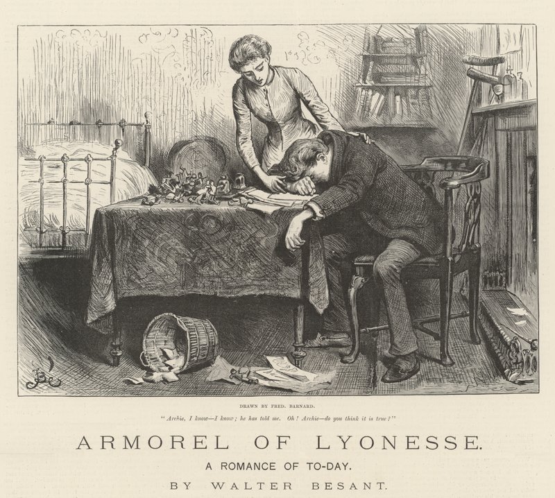 Armorel van Lyonesse, een romance van vandaag, door Walter Besant door Frederick Barnard