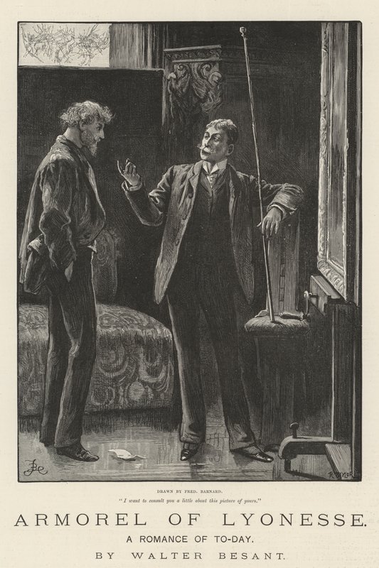 Armorel van Lyonesse, Een Romantiek van Vandaag, door Walter Besant door Frederick Barnard