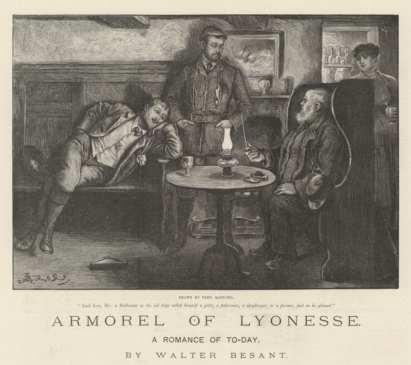 Armorel van Lyonesse, een romance van vandaag, door Walter Besant door Frederick Barnard