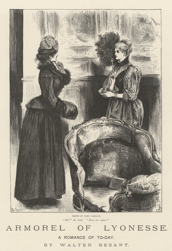 Armorel van Lyonesse, een romance van vandaag, door Walter Besant door Frederick Barnard