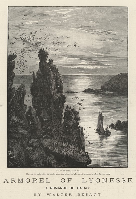 Armorel van Lyonesse, Een Romantiek van Vandaag, door Walter Besant door Frederick Barnard