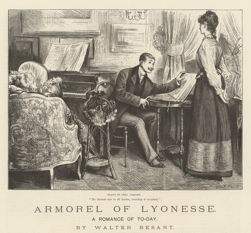 Armorel van Lyonesse, een romance van vandaag, door Walter Besant door Frederick Barnard