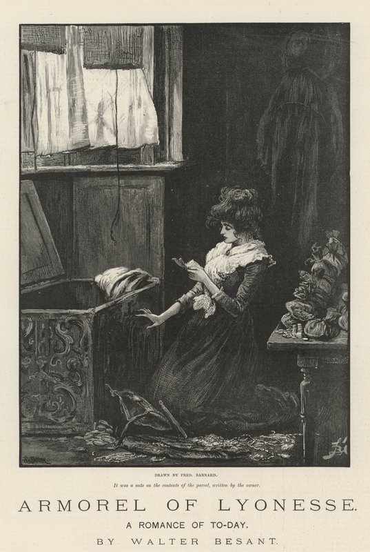Armorel van Lyonesse, Een Romantiek van Vandaag, door Walter Besant door Frederick Barnard