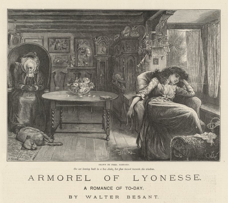 Armorel van Lyonesse, Een Romantiek van Vandaag, door Walter Besant door Frederick Barnard