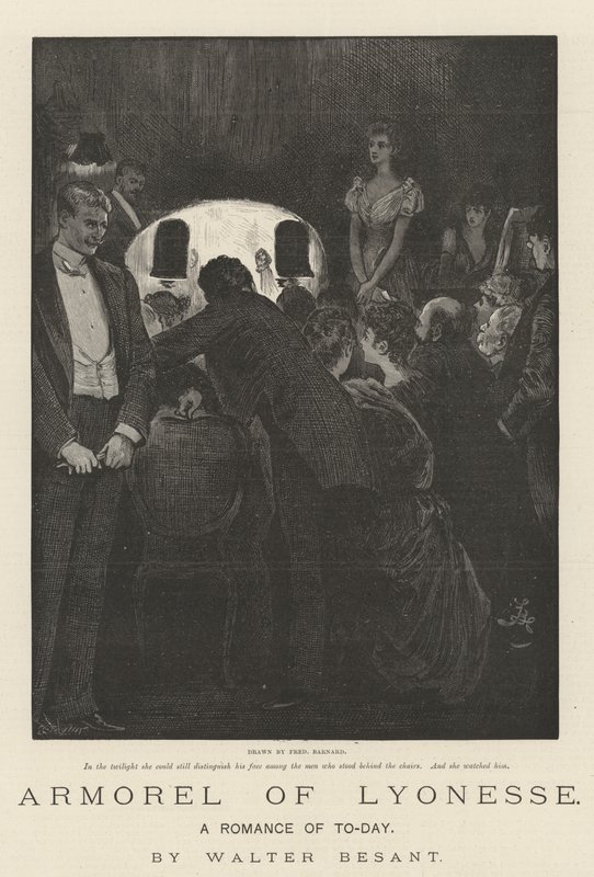 Armorel van Lyonesse, Een Romantiek van Vandaag, door Walter Besant door Frederick Barnard