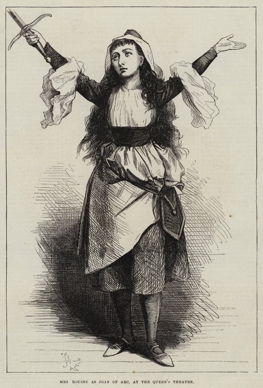Mevrouw Rousby als Jeanne d