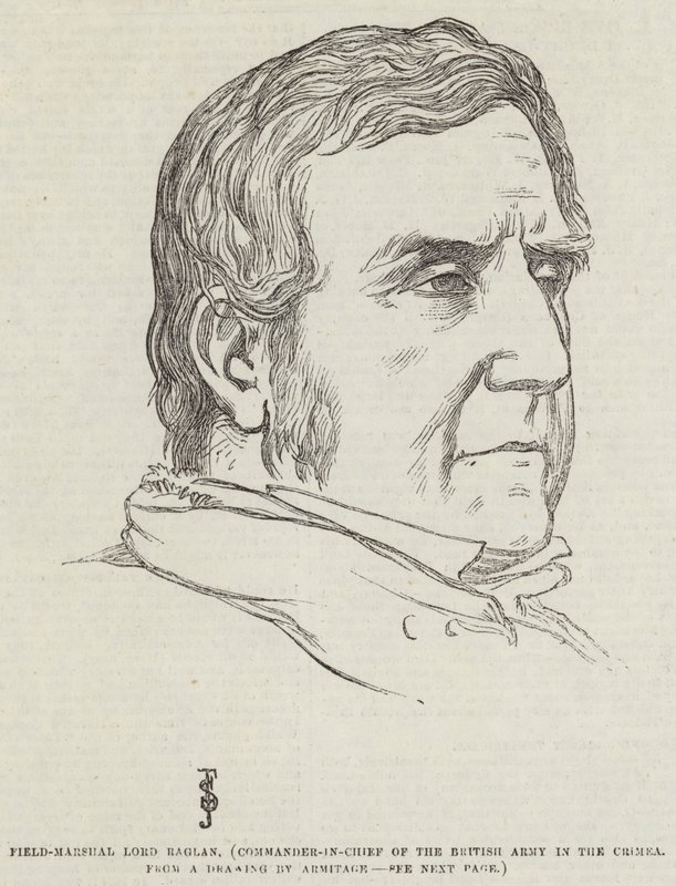 Veldmaarschalk Lord Raglan, Opperbevelhebber van het Britse Leger op de Krim door Frederick John Skill
