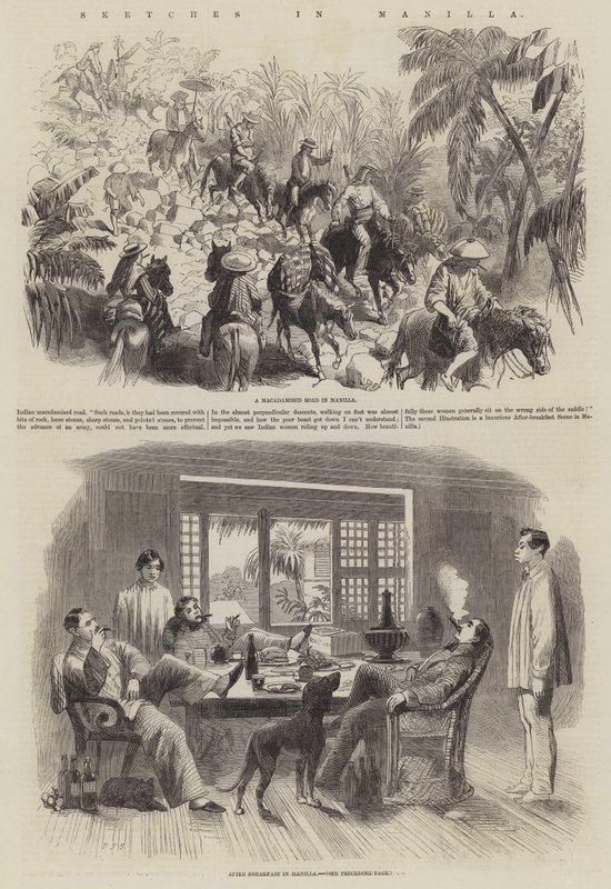Schetsen in Manilla door Frederick John Skill