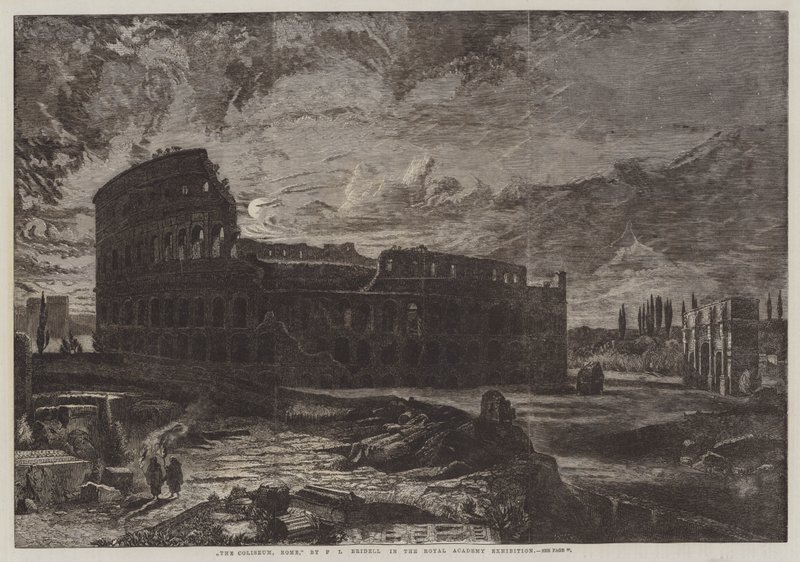 Het Colosseum, Rome door Frederick Lee Bridell