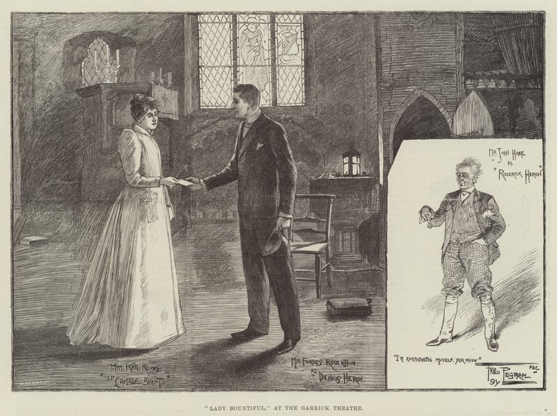 Lady Bountiful, in het Garrick Theatre door Frederick Pegram