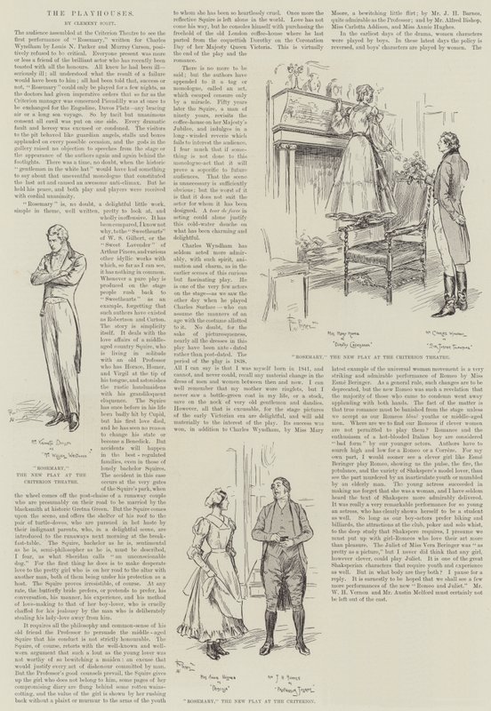 Rosemary, in het Criterion Theatre door Frederick Pegram