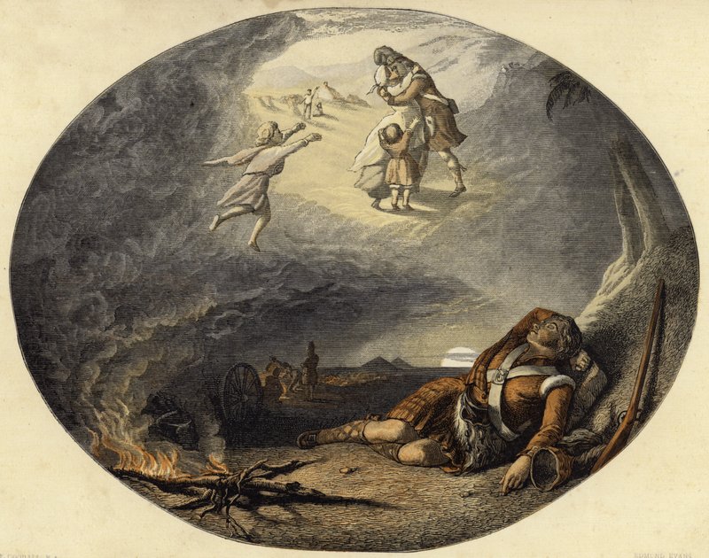 De Droom van de Soldaat door Frederick Goodall