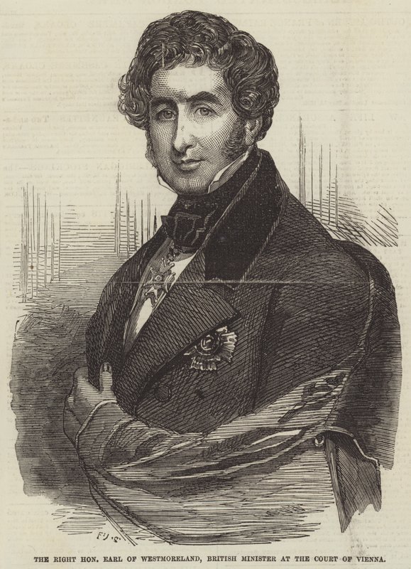 De Zeer Eerwaarde Graaf van Westmoreland, Britse Minister aan het Hof van Wenen door Frederick John Skill