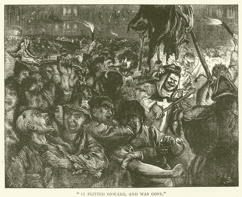 Illustratie voor Barnaby Rudge door Frederick L. Bernard