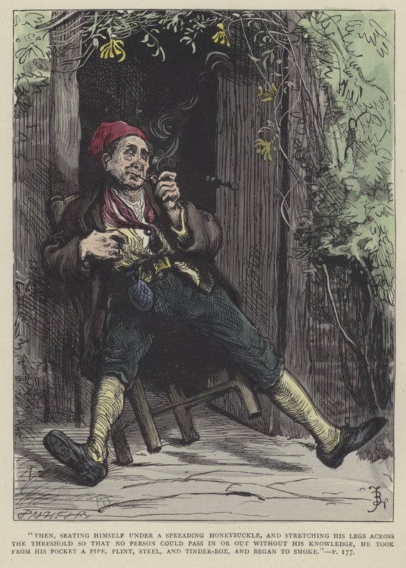 Illustratie voor Barnaby Rudge door Frederick L. Bernard