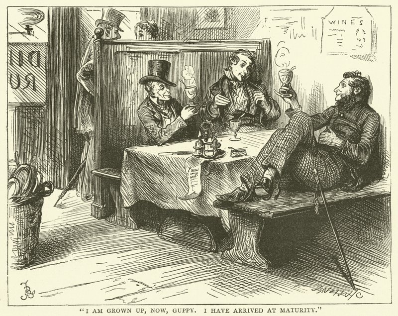 Illustratie voor Bleak House door Frederick L. Bernard