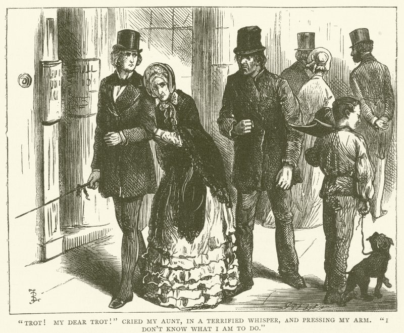 Illustratie voor David Copperfield door Frederick L. Bernard