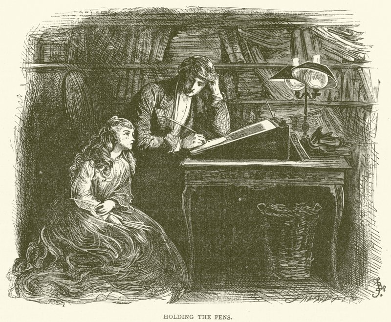 Illustratie voor David Copperfield door Frederick L. Bernard
