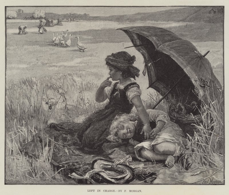 Achtergelaten in de zorg door Frederick Morgan
