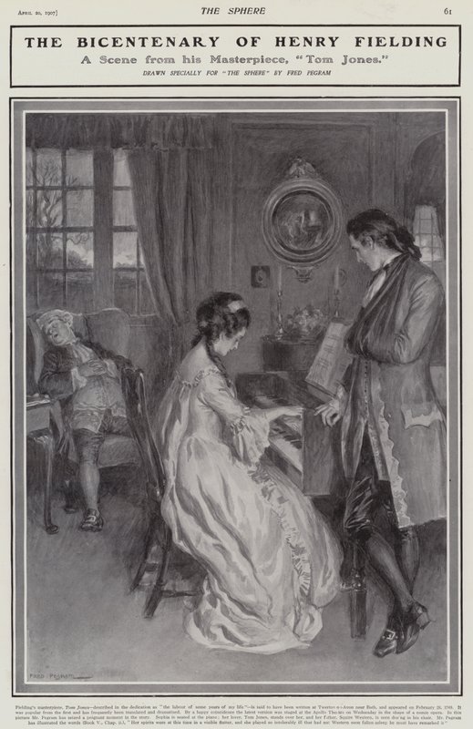 Een Scène uit Tom Jones van Henry Fielding door Frederick Pegram