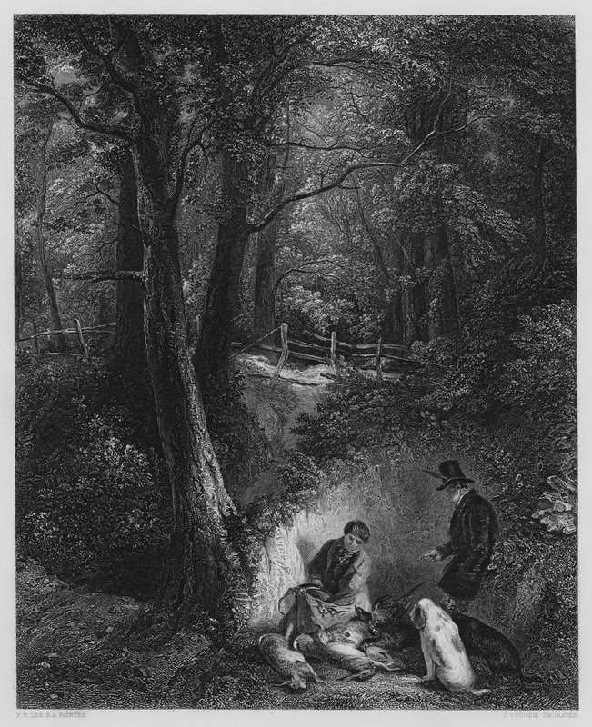 De dekkant, van het schilderij in de Vernon Gallery door Frederick Richard Lee