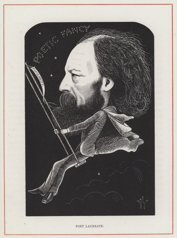 Alfred Tennyson door Frederick Waddy