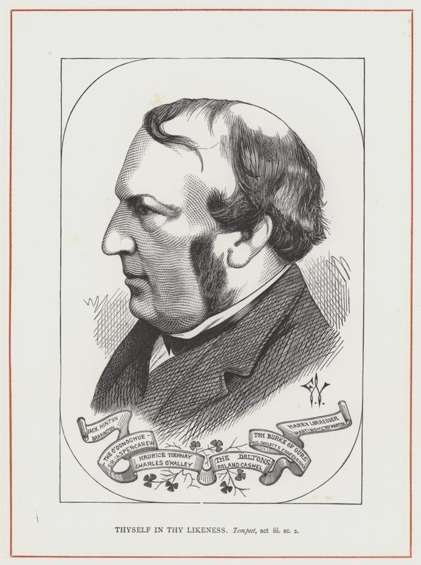 Charles Lever door Frederick Waddy