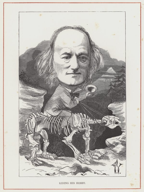 Professor Richard Owen door Frederick Waddy