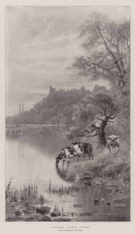 Arundel Castle, Sussex door Frederick William Hayes
