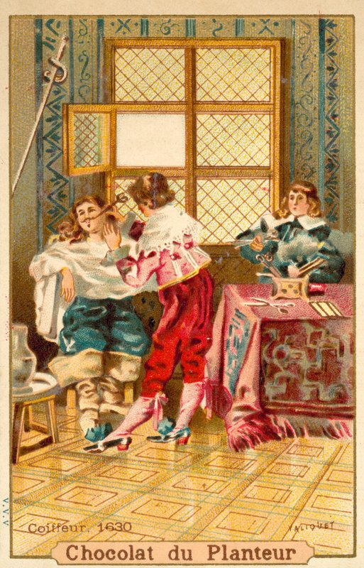 Barbier, 1630 door French School