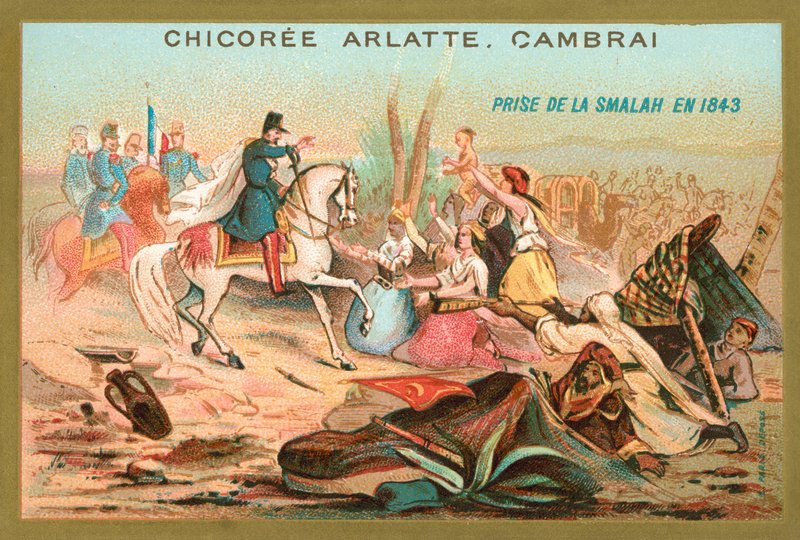 Franse troepen veroveren de smala van Abdelkader, Algerije, 1843 door French School